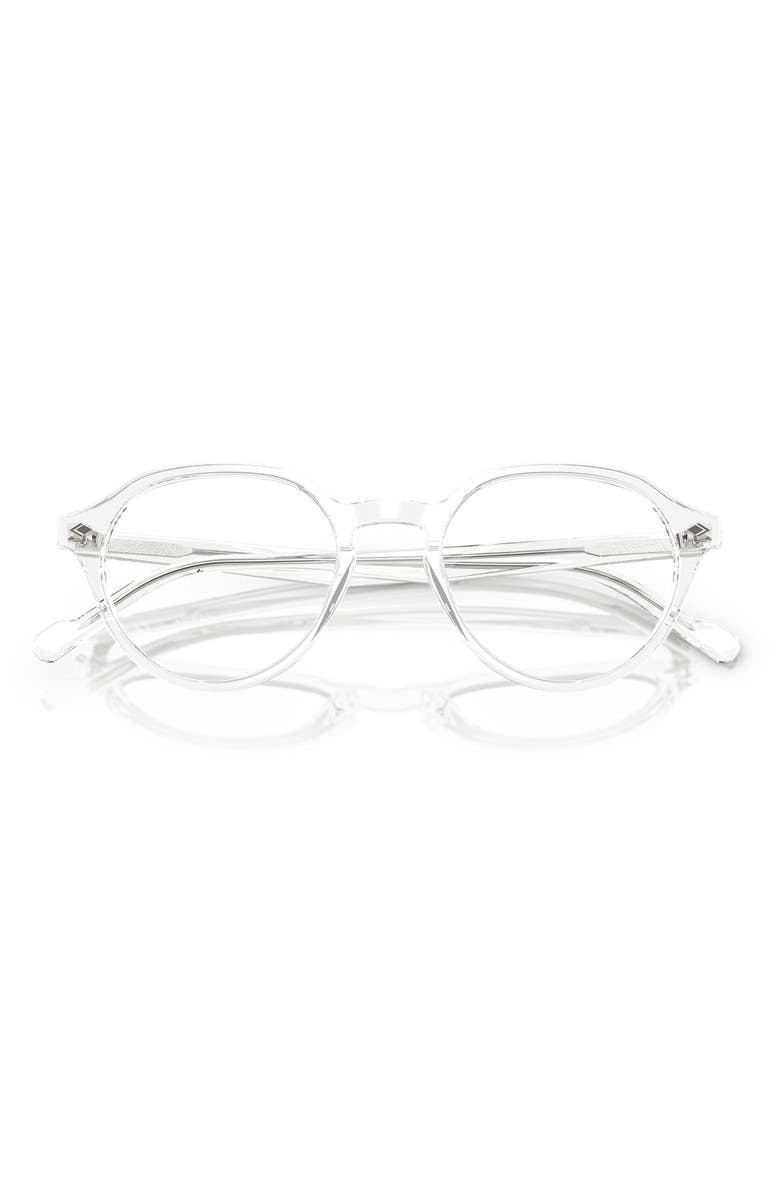 VOGUE 50mm Phantos Optical Glasses, Alternate, color, Clear Transparent