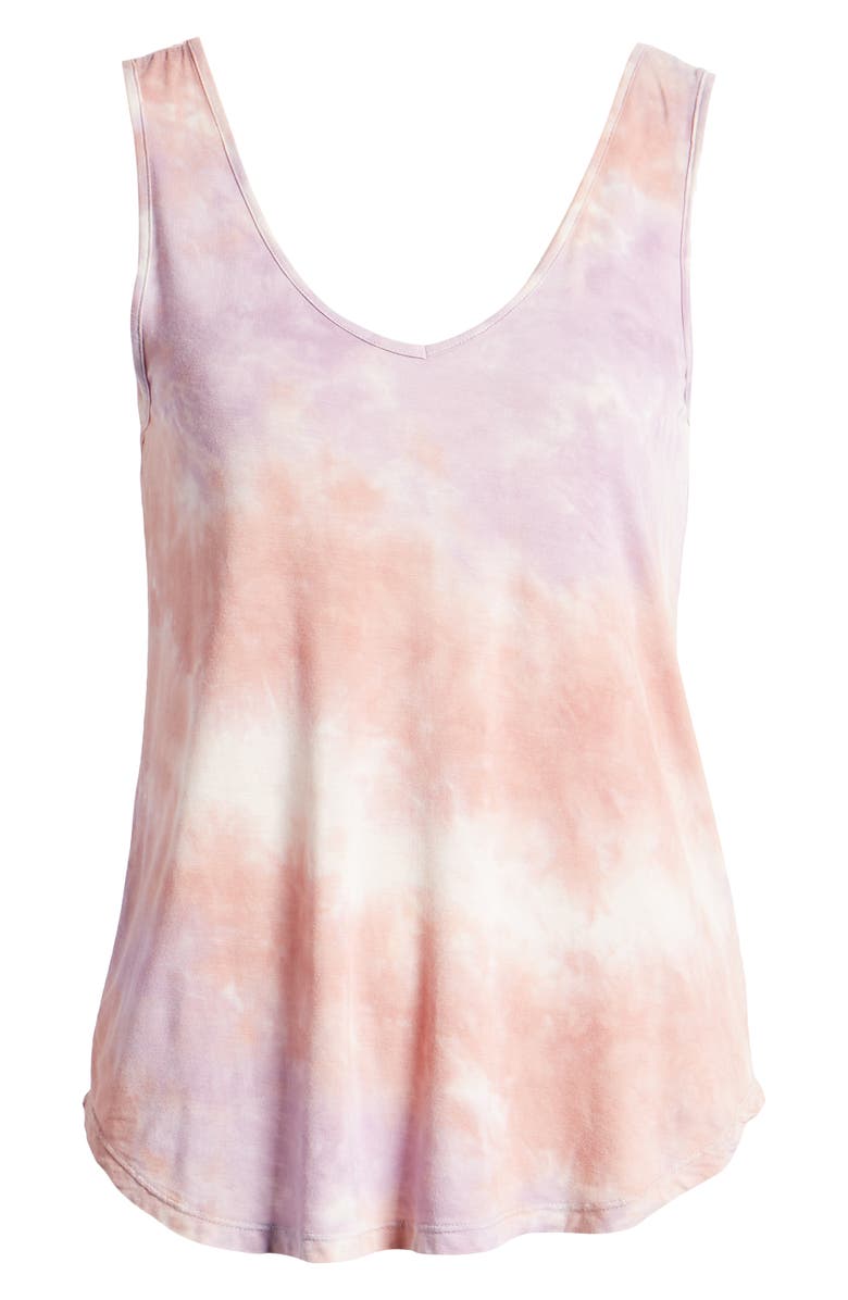Splendid Purple Haze Treatment Tank Top, Alternate, color, 