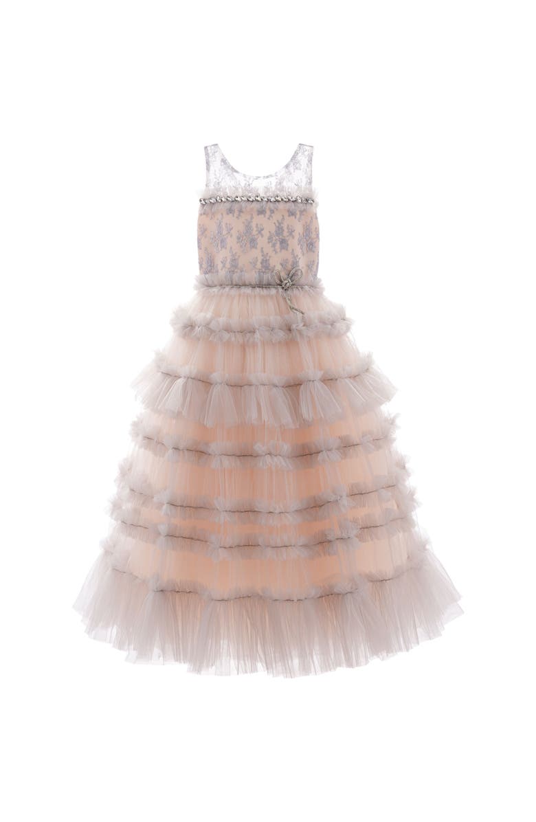 Tulleen Marianna Embroidered Dress, Main, color, Pink