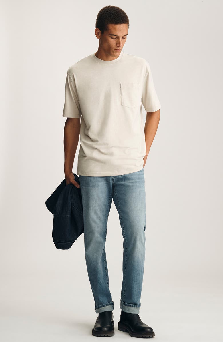 Mavi Jeans Slub Jersey Pocket T-Shirt, Alternate, color, Pelican