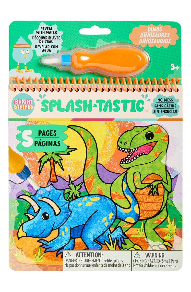 BRIGHT STRIPES Splash-Tastic Dinos Activity Pad, Main, color, Multi