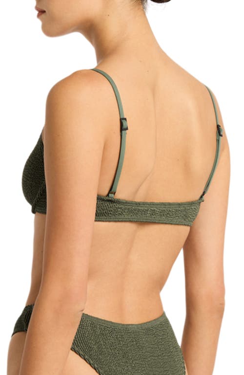 Bondeye Bond-eye Gracie Balconette Bikini Top In Green