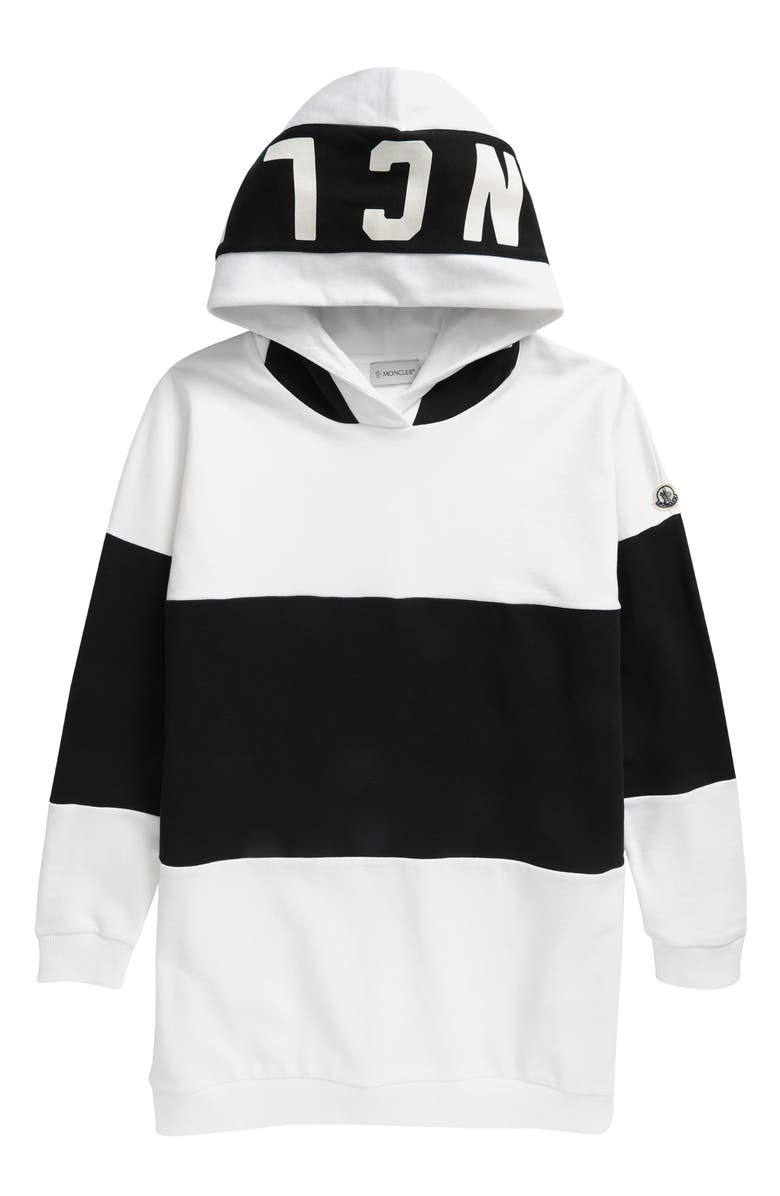 Moncler Kids' Logo Colorblock Hoodie, Main, color, 