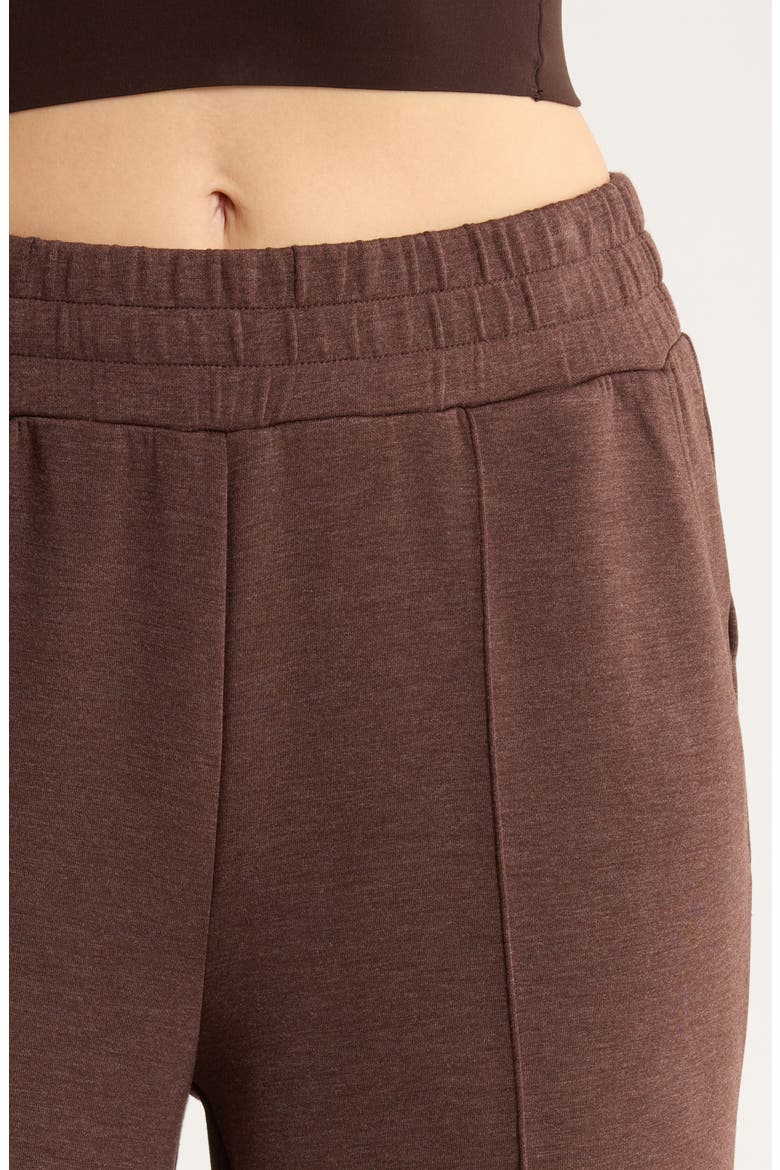 The Wide Leg 30-Inch Pants, Alternate, color, COFFEE BEAN MARL