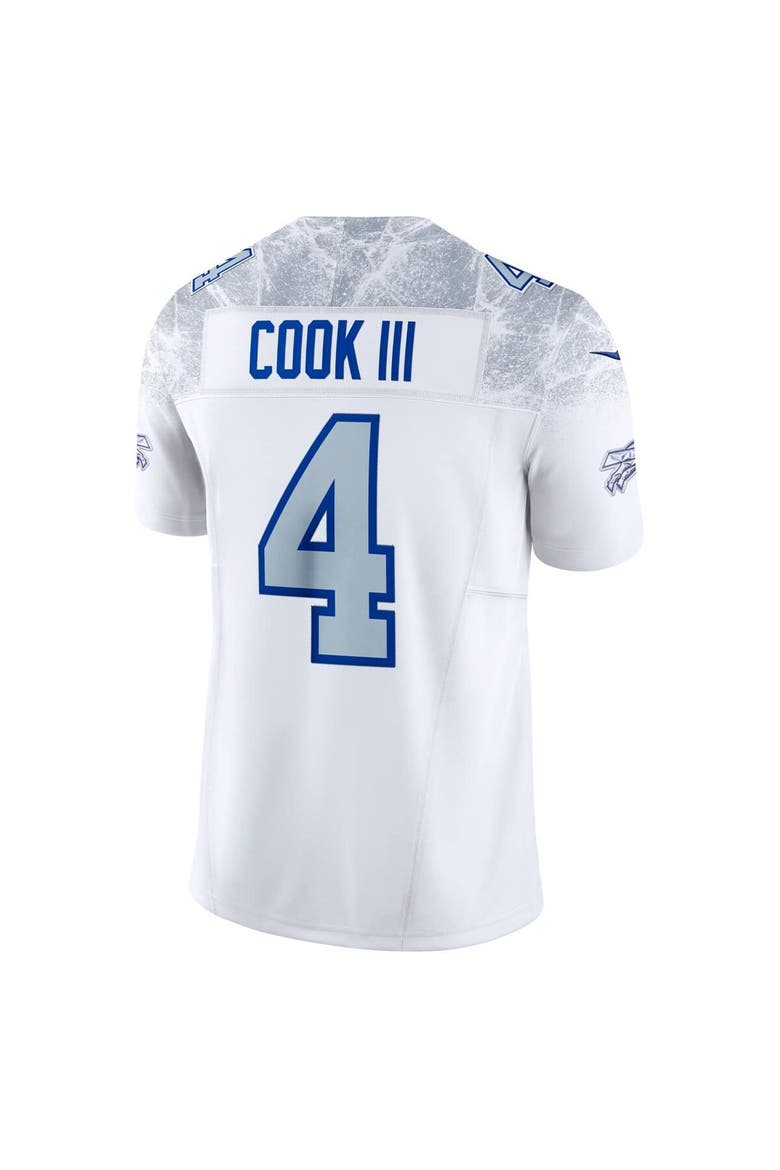 Men's Nike James Cook III White Buffalo Bills 2025 Rivalries Collection Limited Jersey, Alternate, color, White