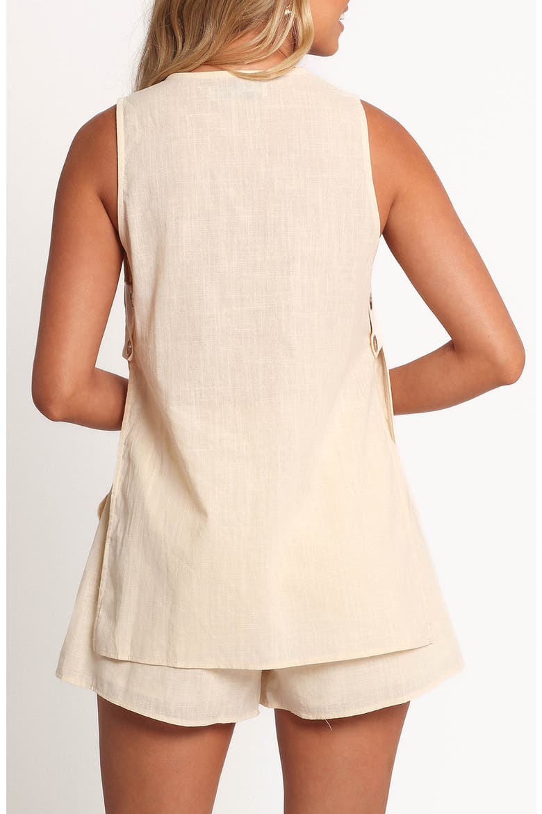 Miller Cotton Vest & Shorts Set, Alternate, color, BUTTER YELLOW