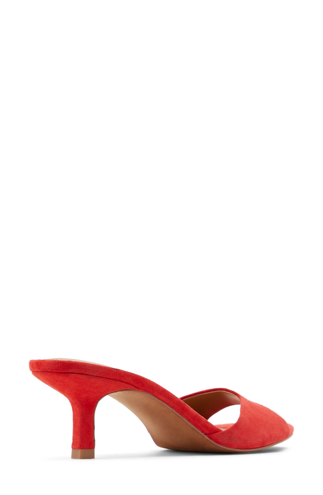 Paige Kitten Heel Sandal, Alternate, color, RED LEATHER