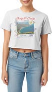 Monster Digital Amalfi Postcard Crop Graphic T-Shirt
