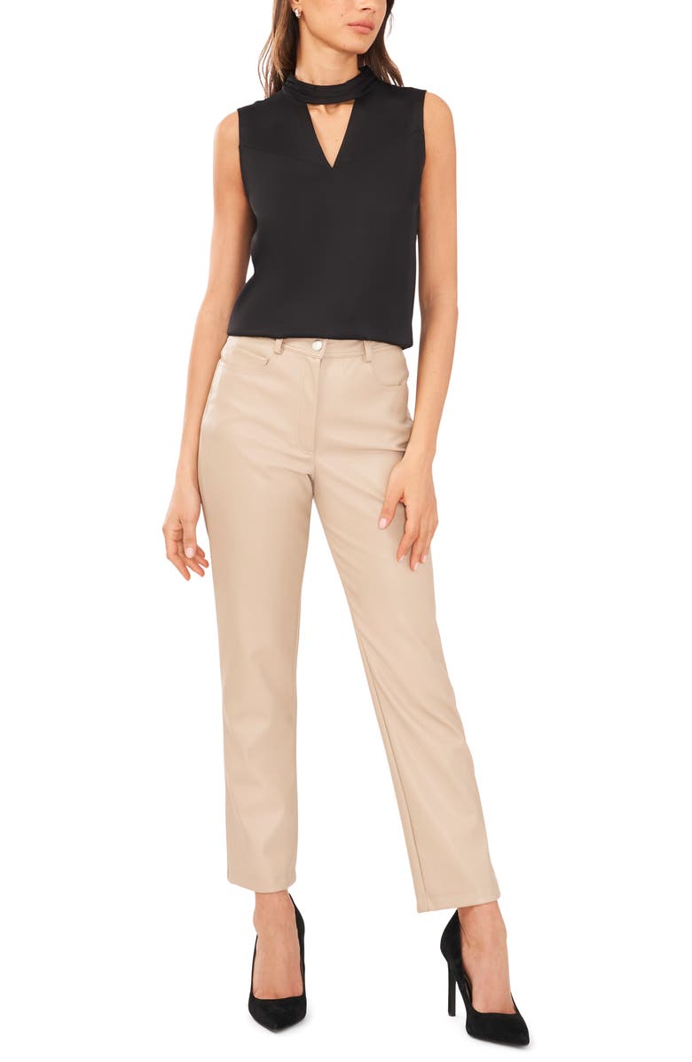 Halogen<sup>®</sup> Cutout Sleeveless Blouse, Alternate, color, 