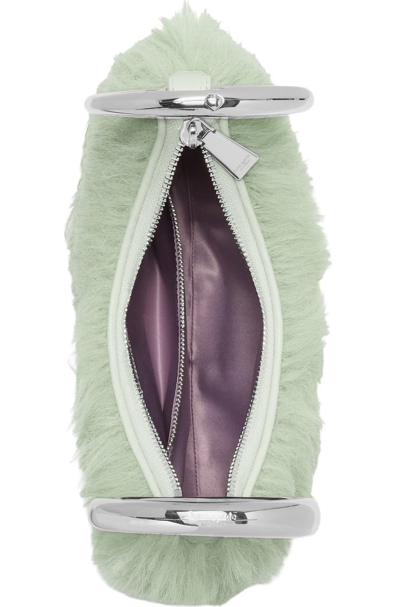Kate Spade New York the bangle faux fur shoulder bag, Alternate, color,