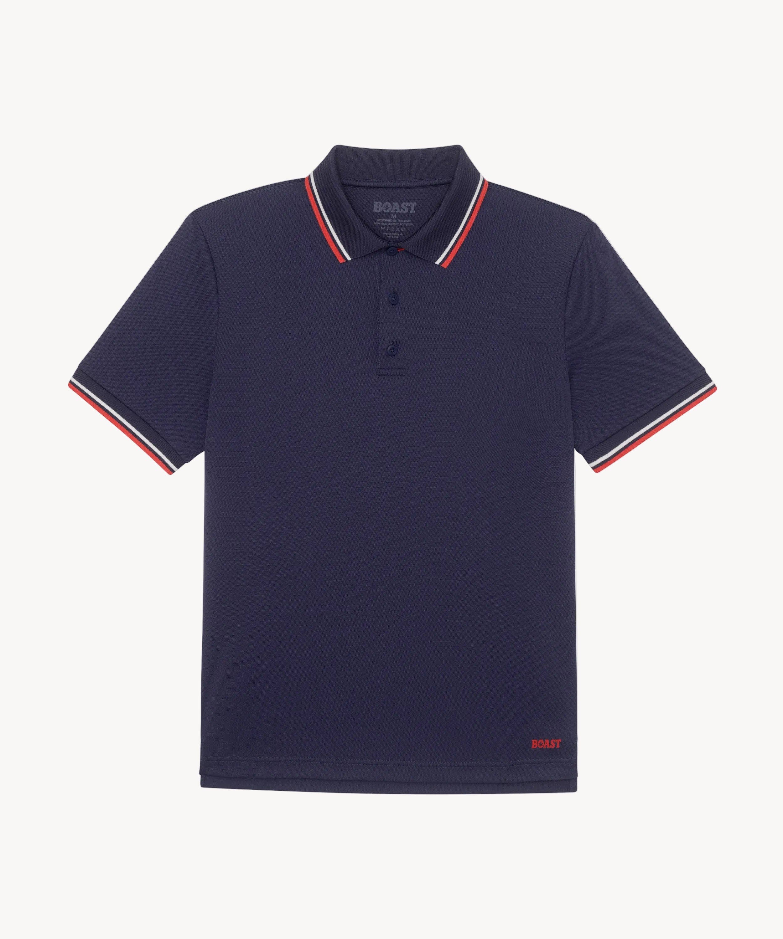 selected Navy Red White