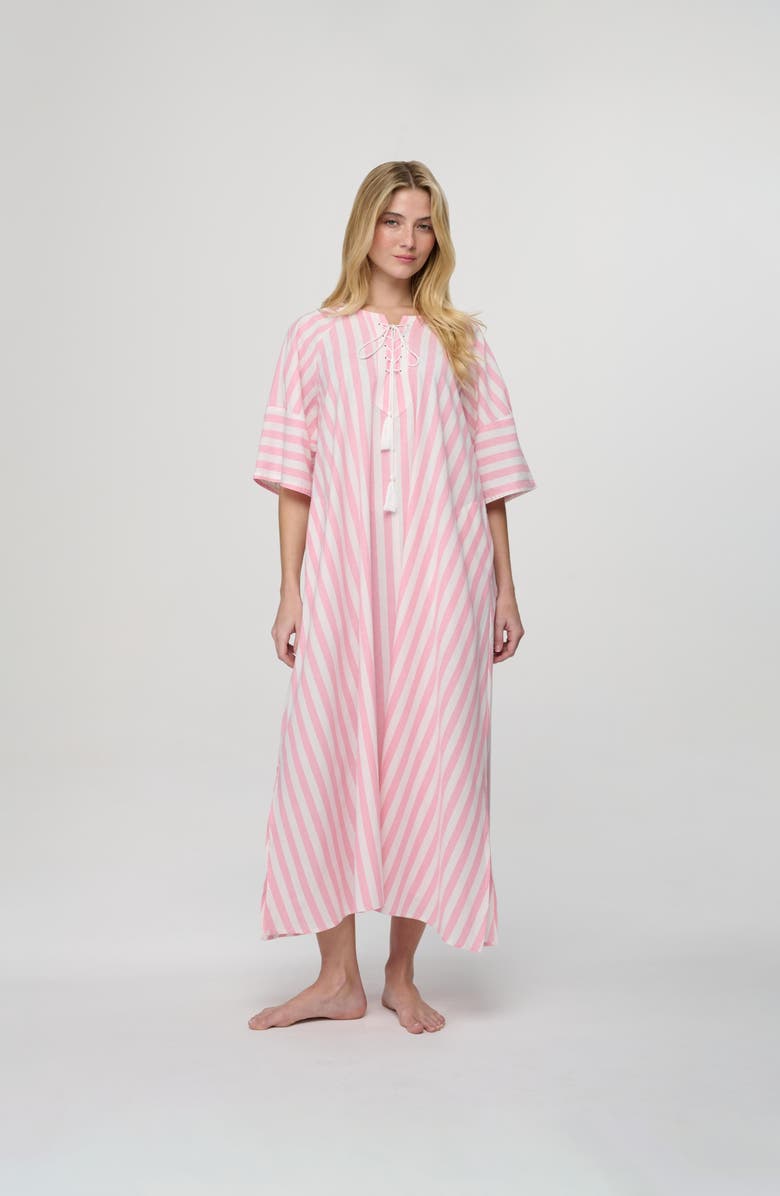 By Tess Collection Bridget Dress, Main, color, Pink / White