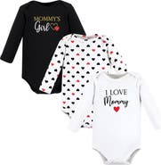 Hudson Baby Little Soft Cotton Long-Sleeve One-Piece 3Pk