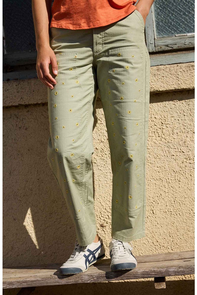 Women's Juniper Utility Pant, Alternate, color, Yucca Embroidery