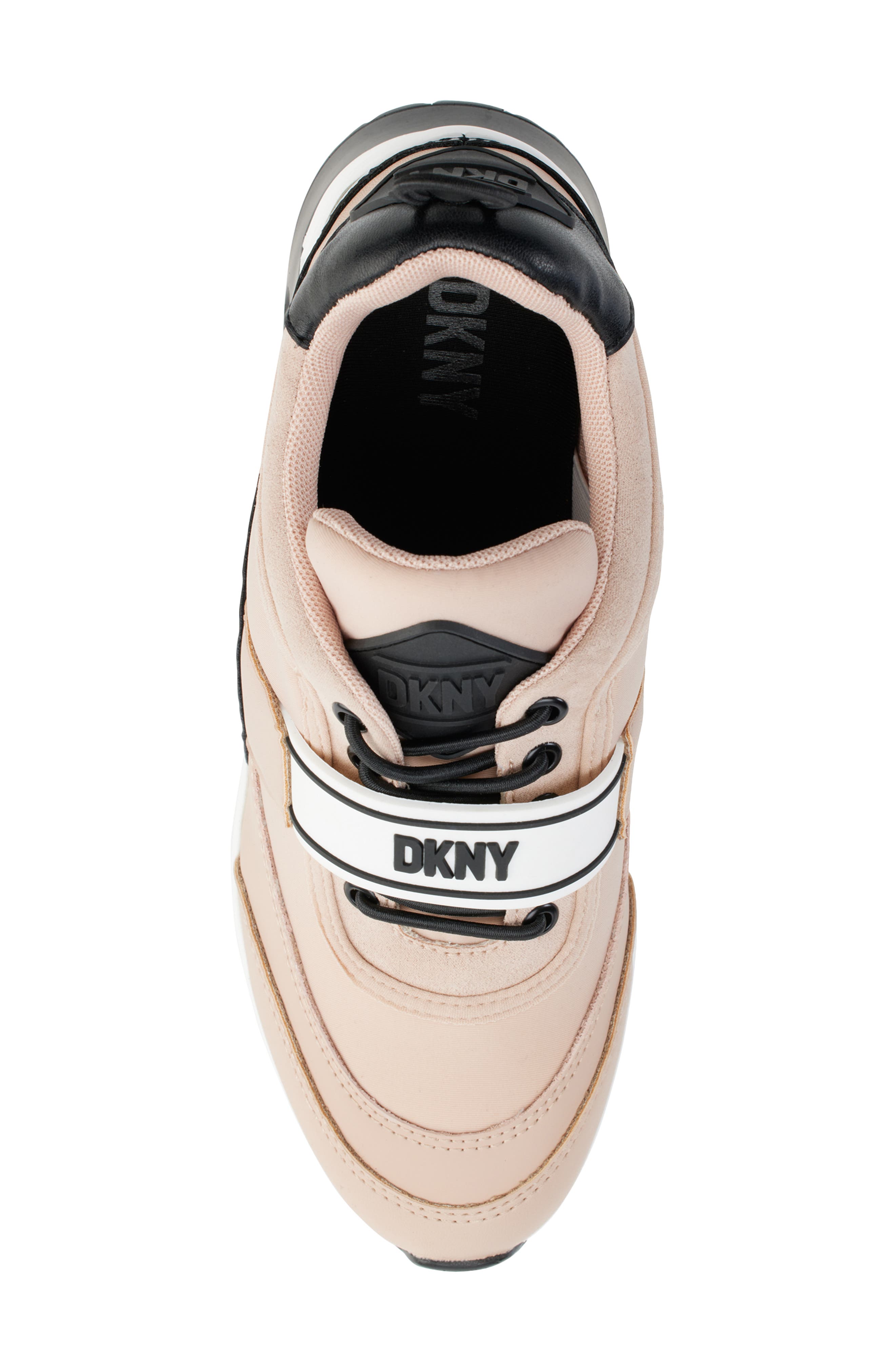DKNY Aislin Sneaker, Alternate, color, Gold Sand/ Black