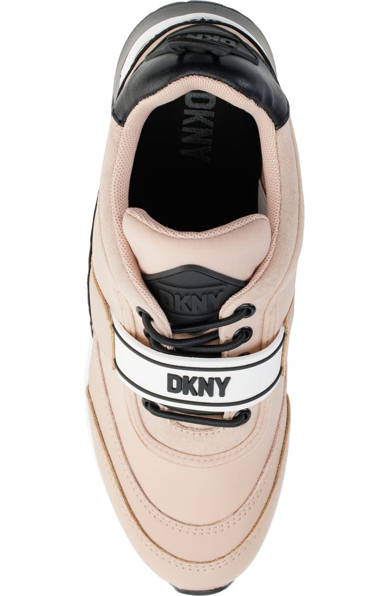 DKNY Aislin Sneaker, Alternate, color, Gold Sand/ Black