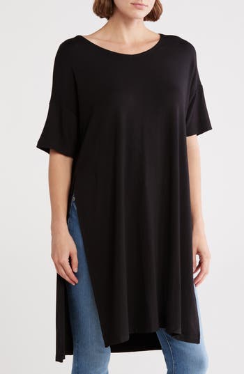 Patrizia Luca Side Slit Tunic Shirt