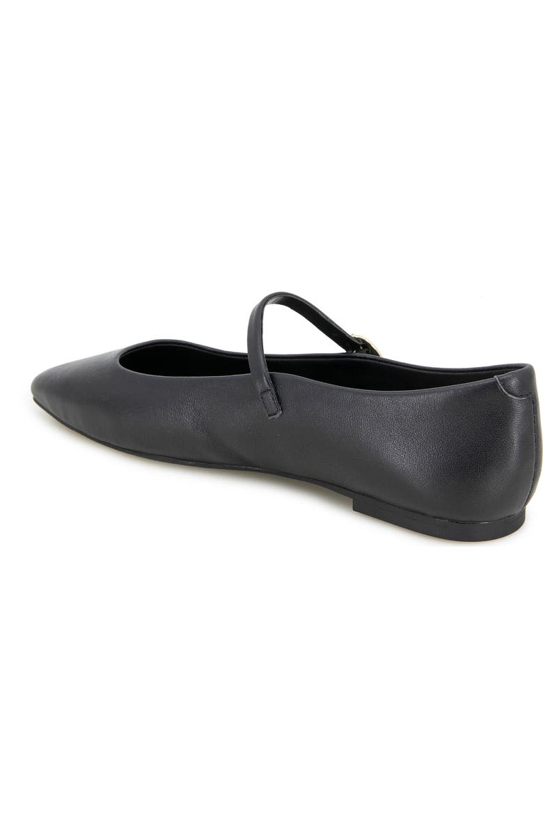 Kenneth Cole Jasper Mary Jane Flat, Alternate, color, Black Leather