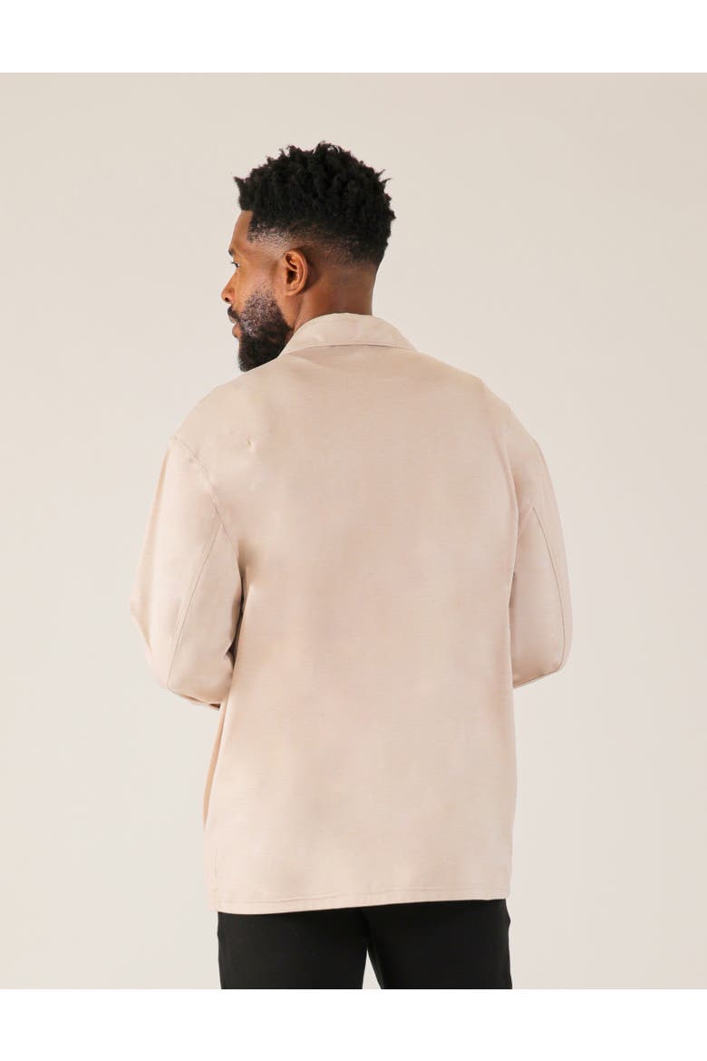 Fairway Button Down, Alternate, color, Oatmilk