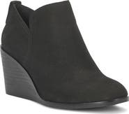 Lucky Brand Zinlay Leather Wedge Bootie