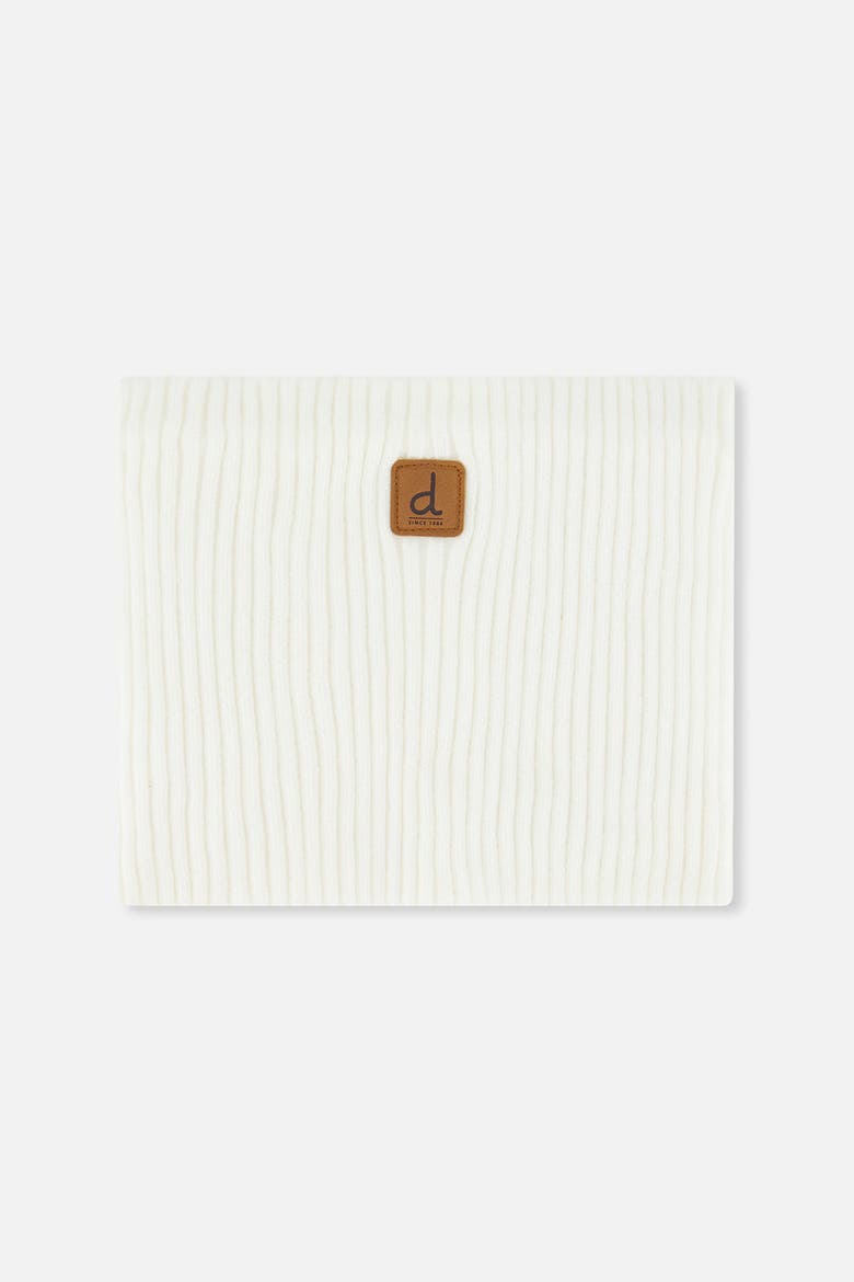 Soft Ribbed Knit Neckwarmer, Main, color, Off-White