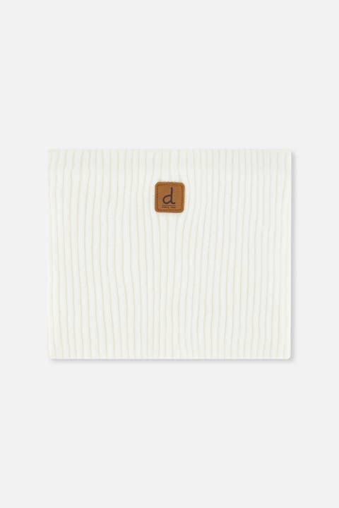Ribbed Tube Logo Patch Neckwarmer