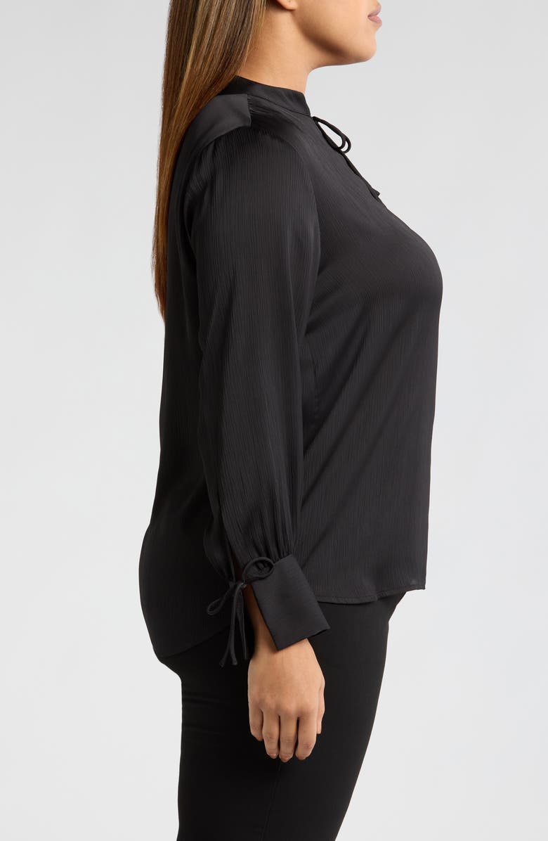 Anne Klein Tie Neck Poet Top, Alternate, color, 