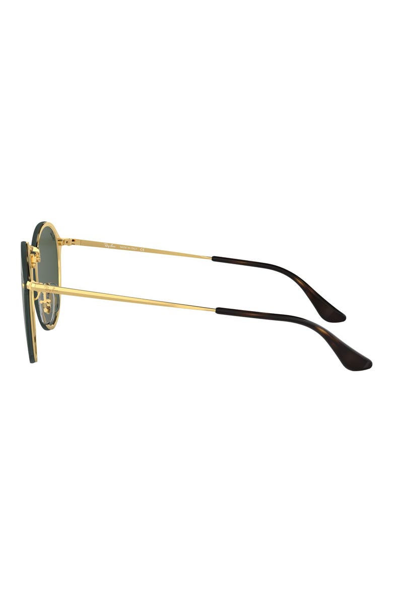 Blaze 59mm Round Sunglasses, Alternate, color, GOLD/ GREEN