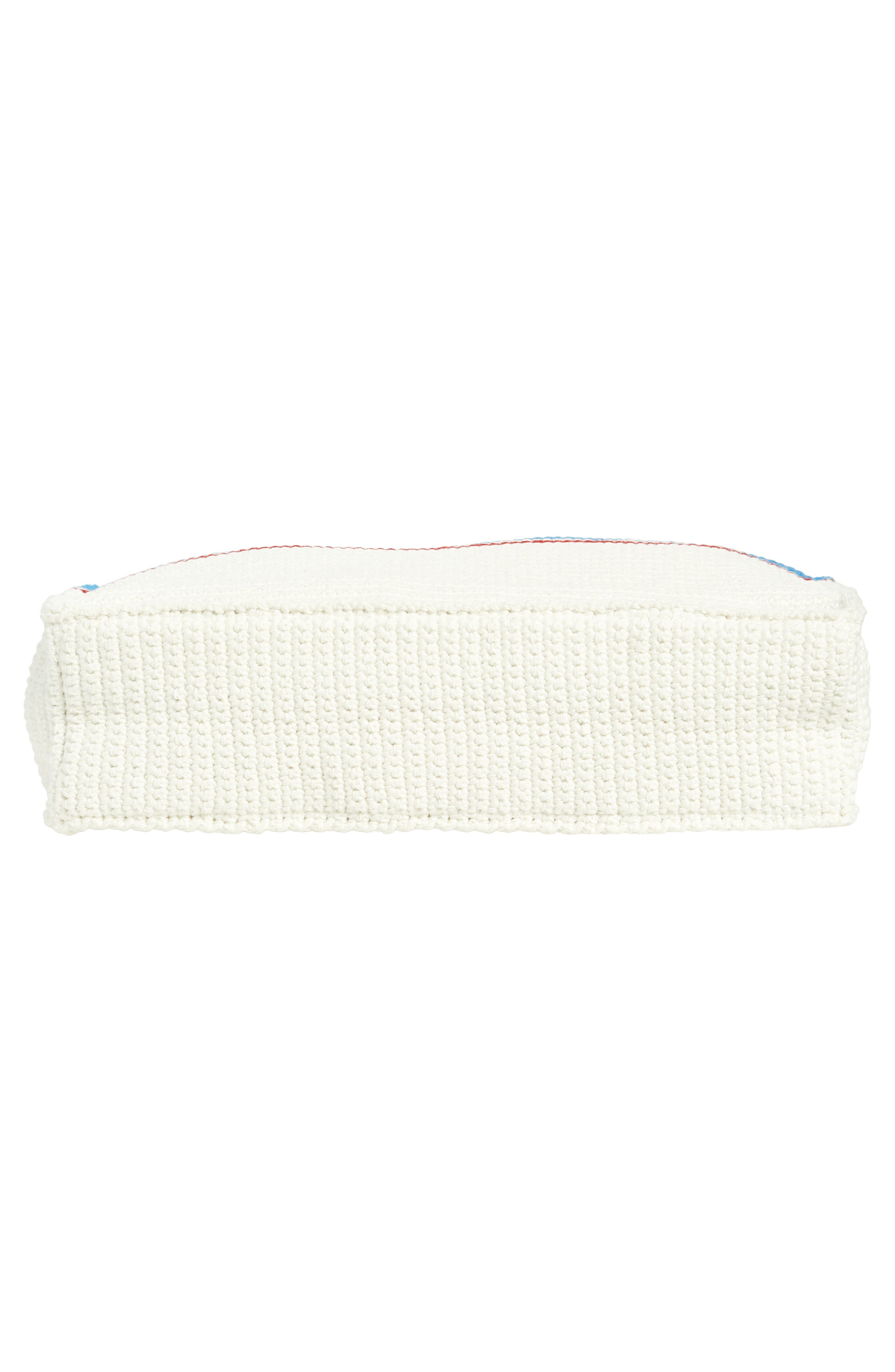 Casablanca Stripe Crochet Tote Bag, Alternate, color, 