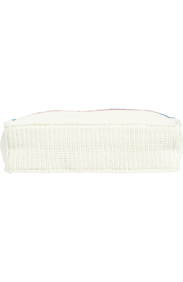 Casablanca Stripe Crochet Tote Bag, Alternate, color,