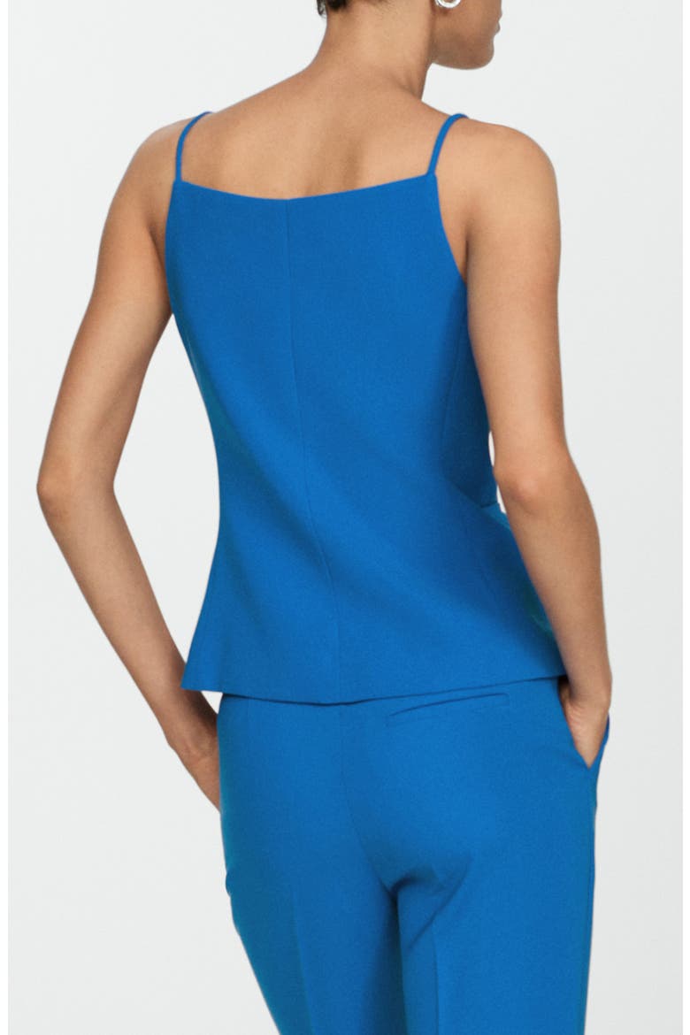 Button-Front Top, Alternate, color, BLUE