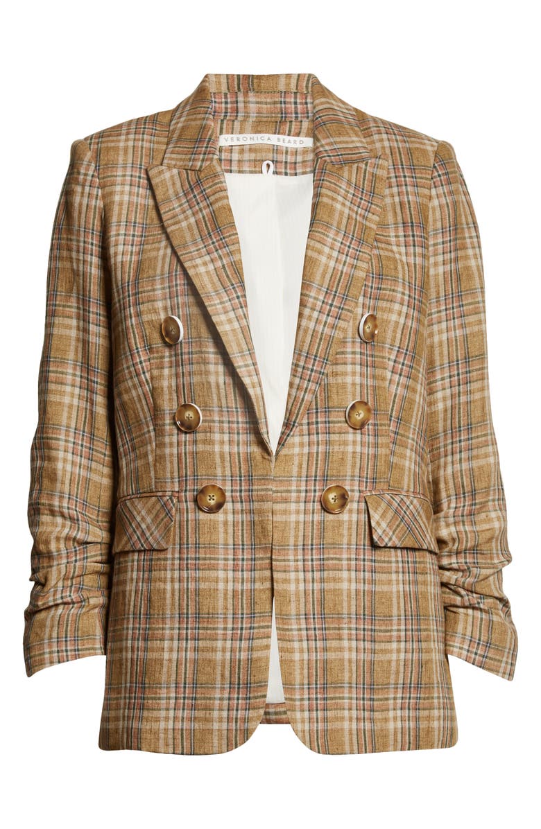 Veronica Beard Beacon Plaid Dickey Jacket, Main, color,