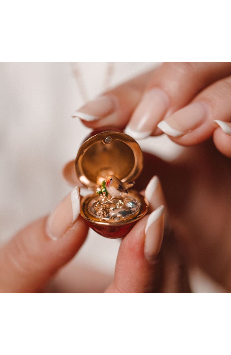 Bill Skinner Studio Robin Egg Locket, Alternate, color, Robin Egg