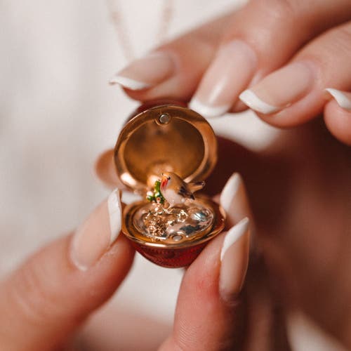 Bill Skinner Studio Robin Egg Locket