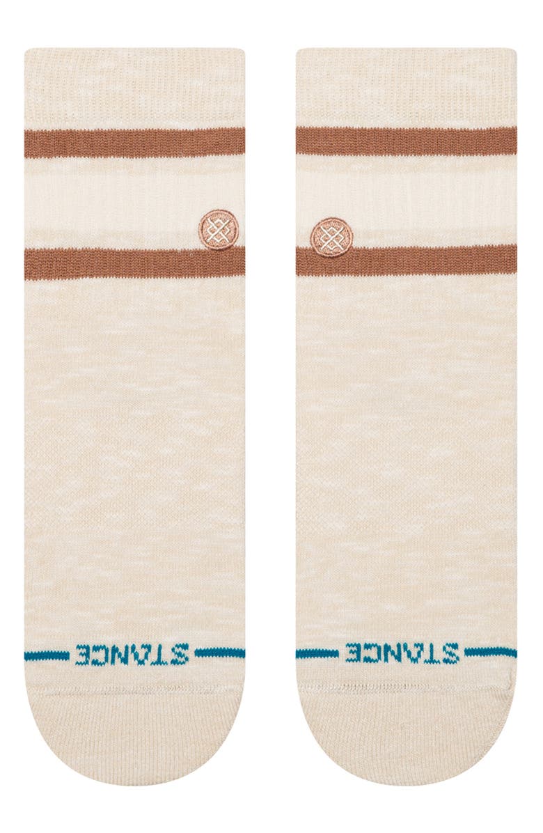 Stance Boyd Quarter Socks, Alternate, color, Cream