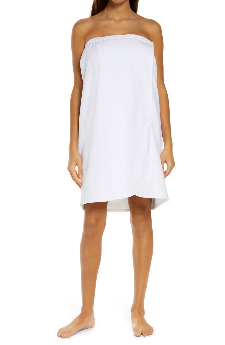 Majestic International Hampstead Terry Velour Wrap, Main, color, 