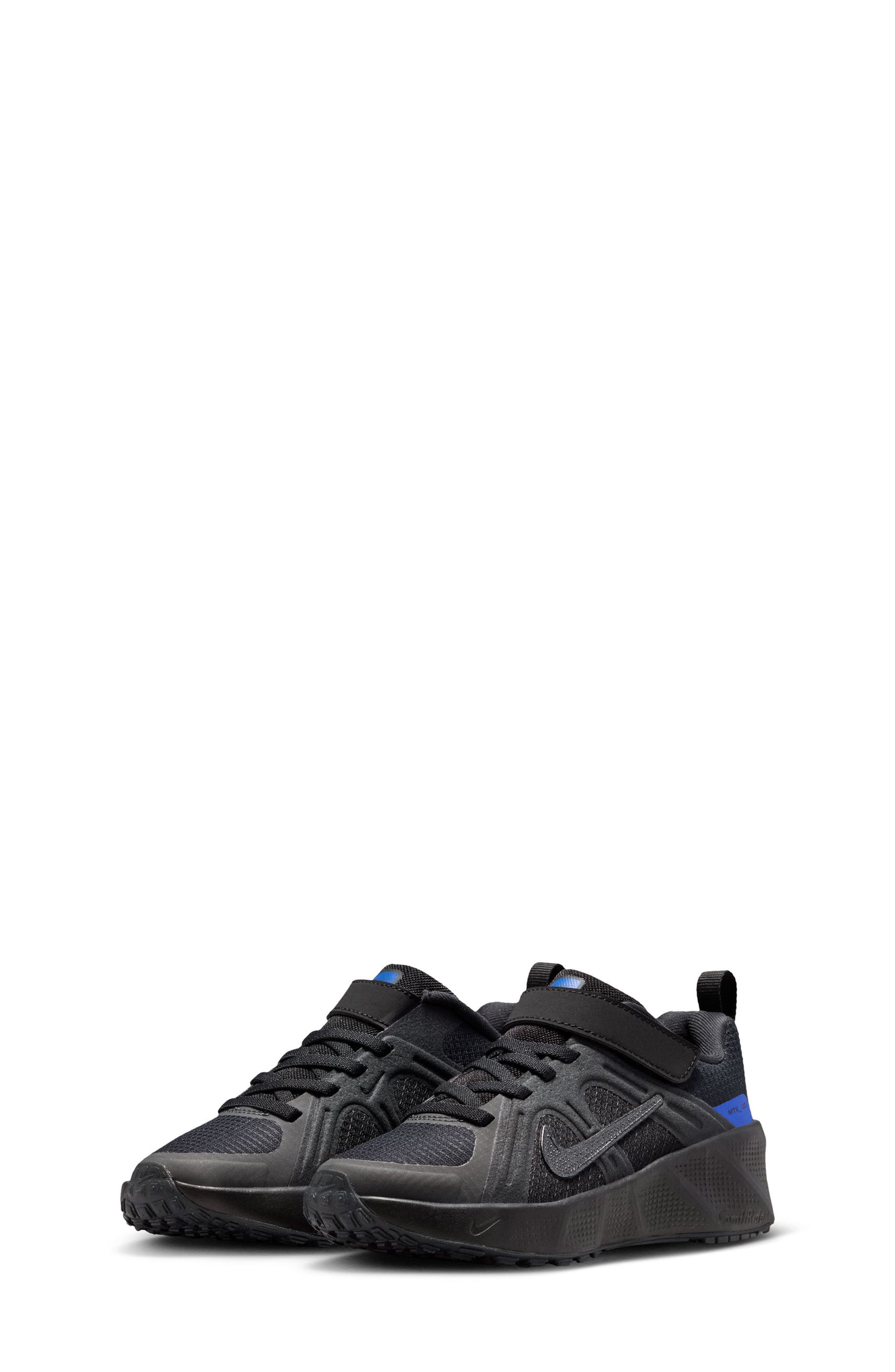 Kids' Metro Tek Sneaker, Alternate, color, 004 BLACK/MTLBLK