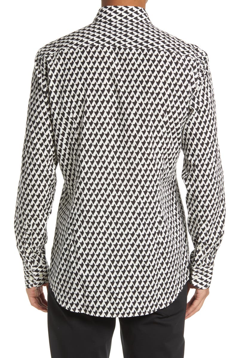 BOSS Hank Kent Trim Fit Long Sleeve Button-Up Shirt, Alternate, color, 