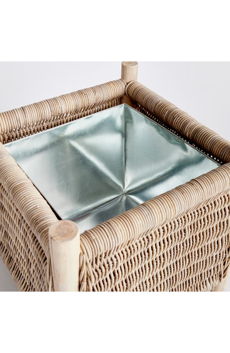 Napa Home & Garden Landon Medium Planter, Alternate, color, Brown