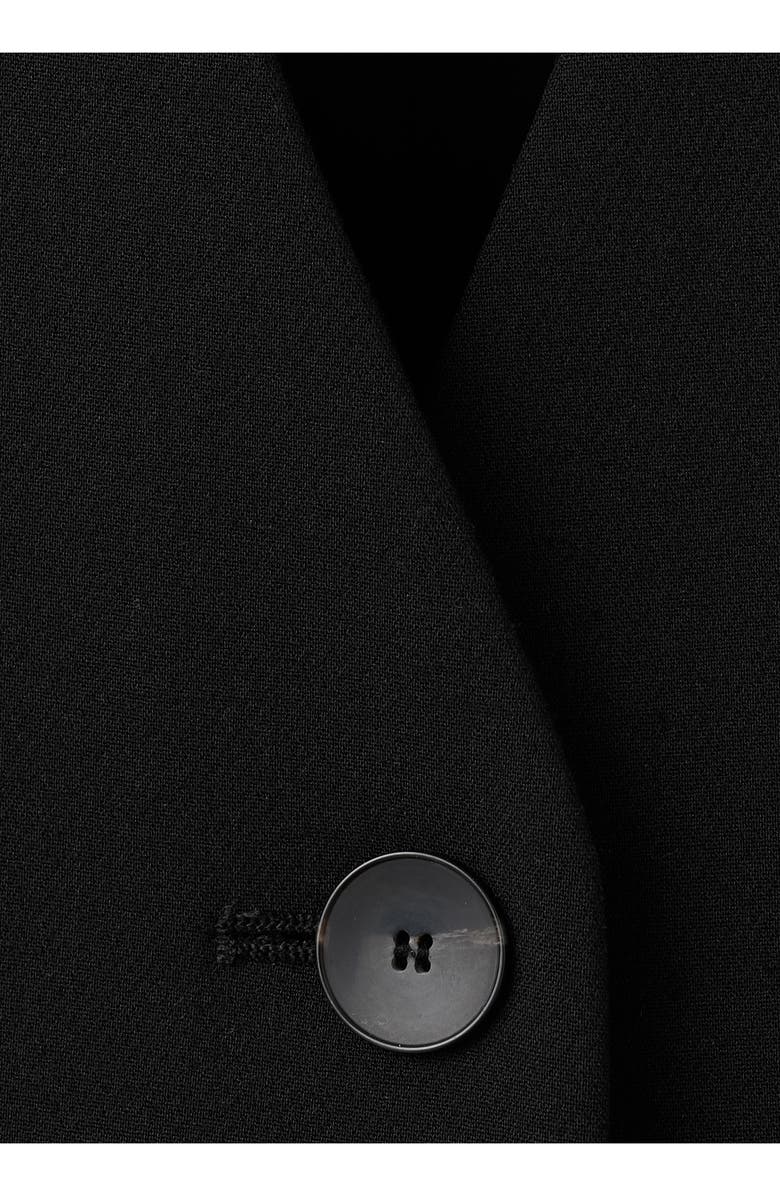 MANGO Corset Back Vest, Alternate, color, Black