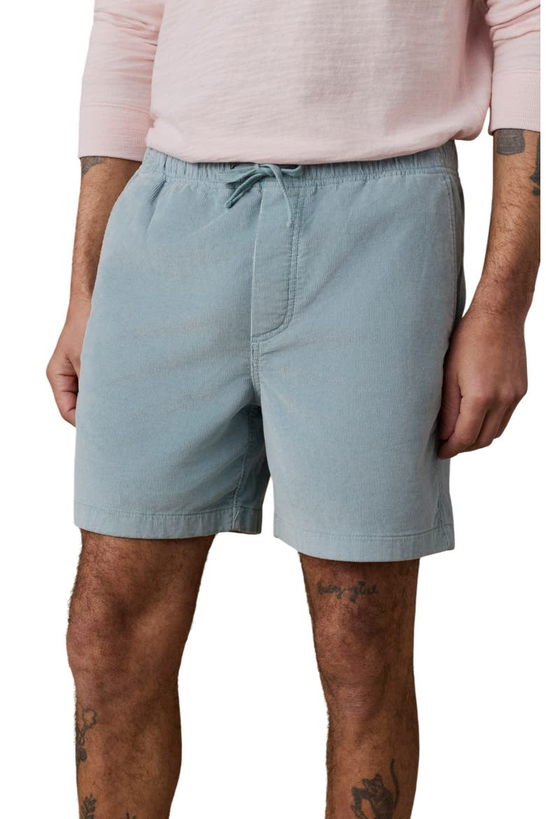 Essential Corduroy Shorts, Alternate, color, HULL TEAL
