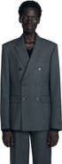 SANDRO Double-breasted classic suit jacket