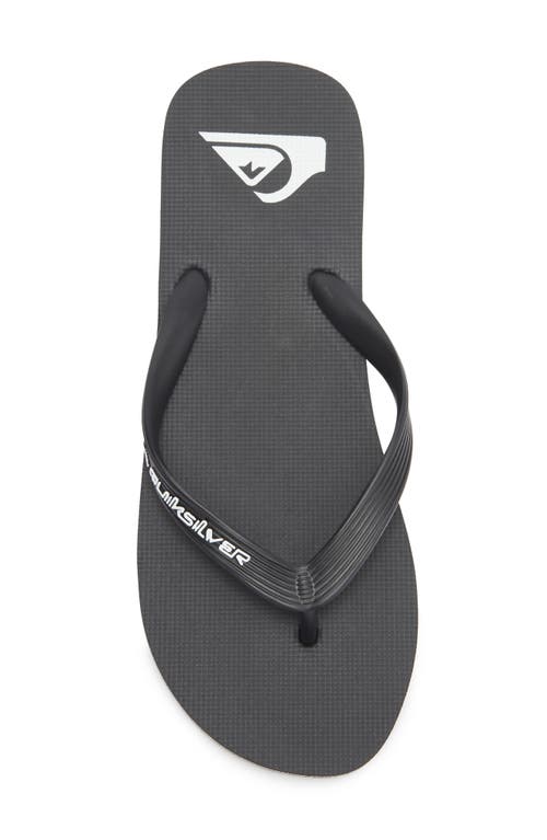 Quiksilver Molokai Core Flip Flop Sandal In Black