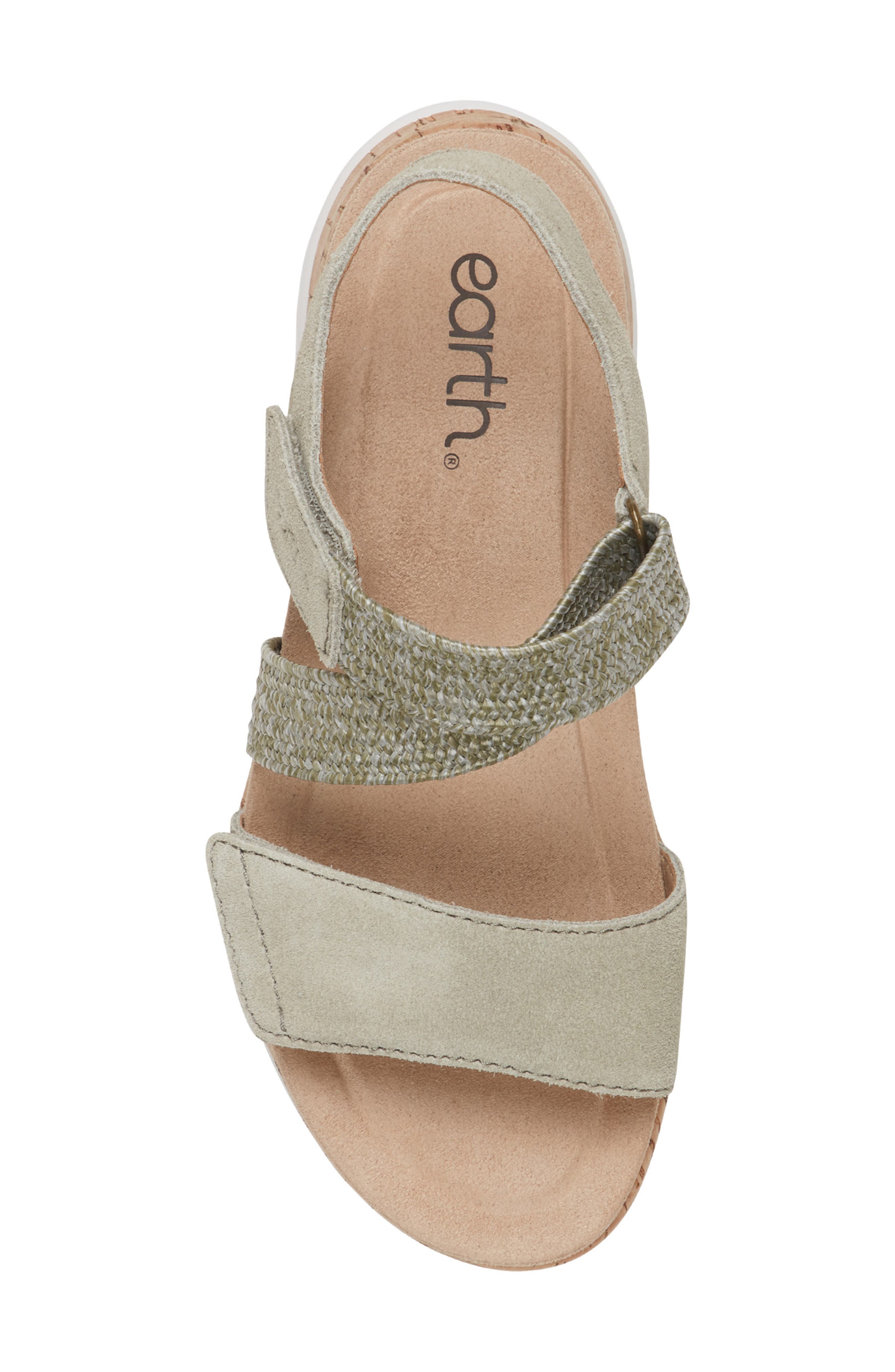 Reston Ankle Strap Platform Sandal, Alternate, color, LIGHT GREEN