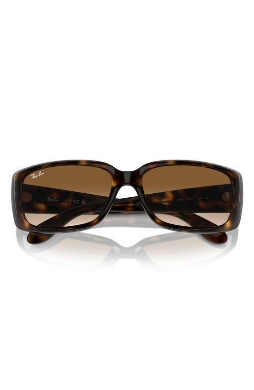 Ray Ban 58mm Rectangular Sunglasses