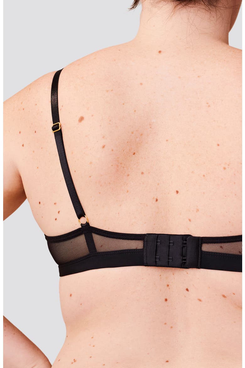 Limitless Wirefree Scoop Bra, Alternate, color, Black