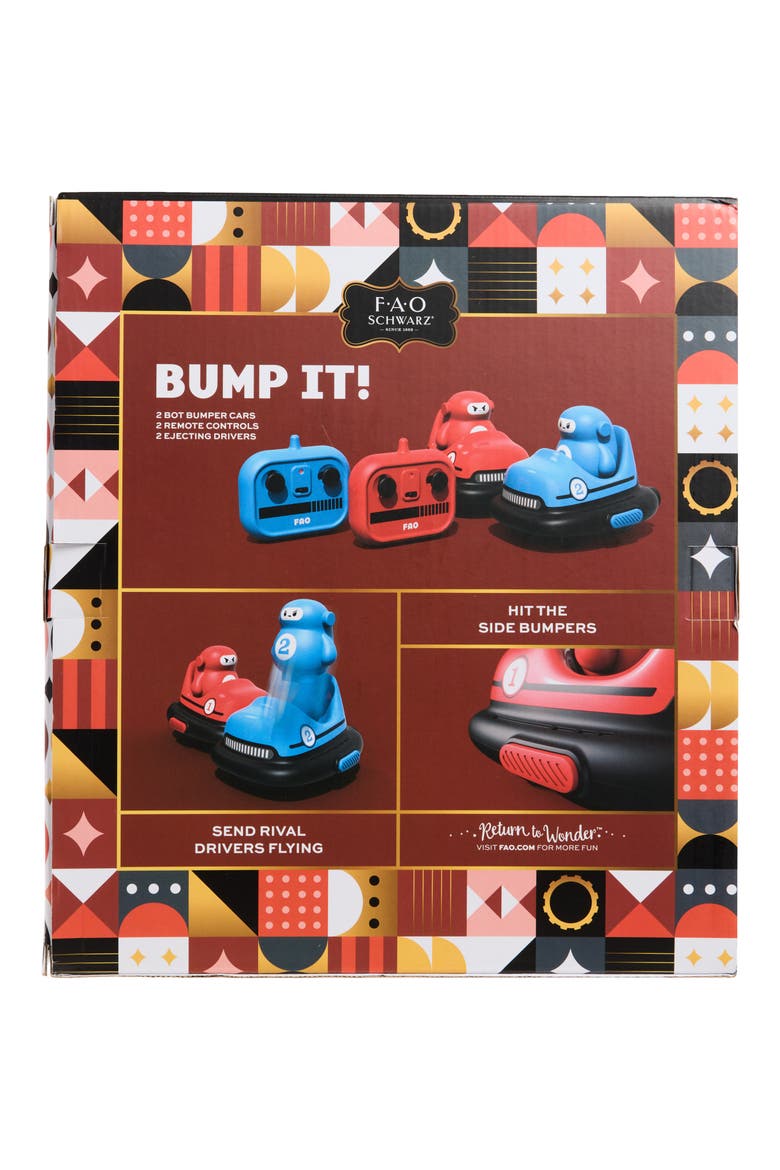 Radio Controlled Bumper Car Bots Toy, Alternate, color, BLUE/ RED