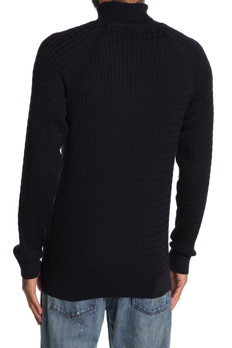 Carlos Roll Neck Sweater, Alternate, color, SKY CAPTAIN