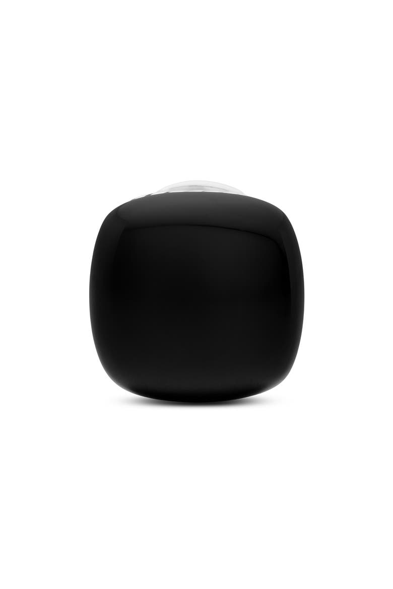 Streamline® Cushion Tuxedo Studs, Sterling Silver with Black Onyx, Alternate, color, BLACK