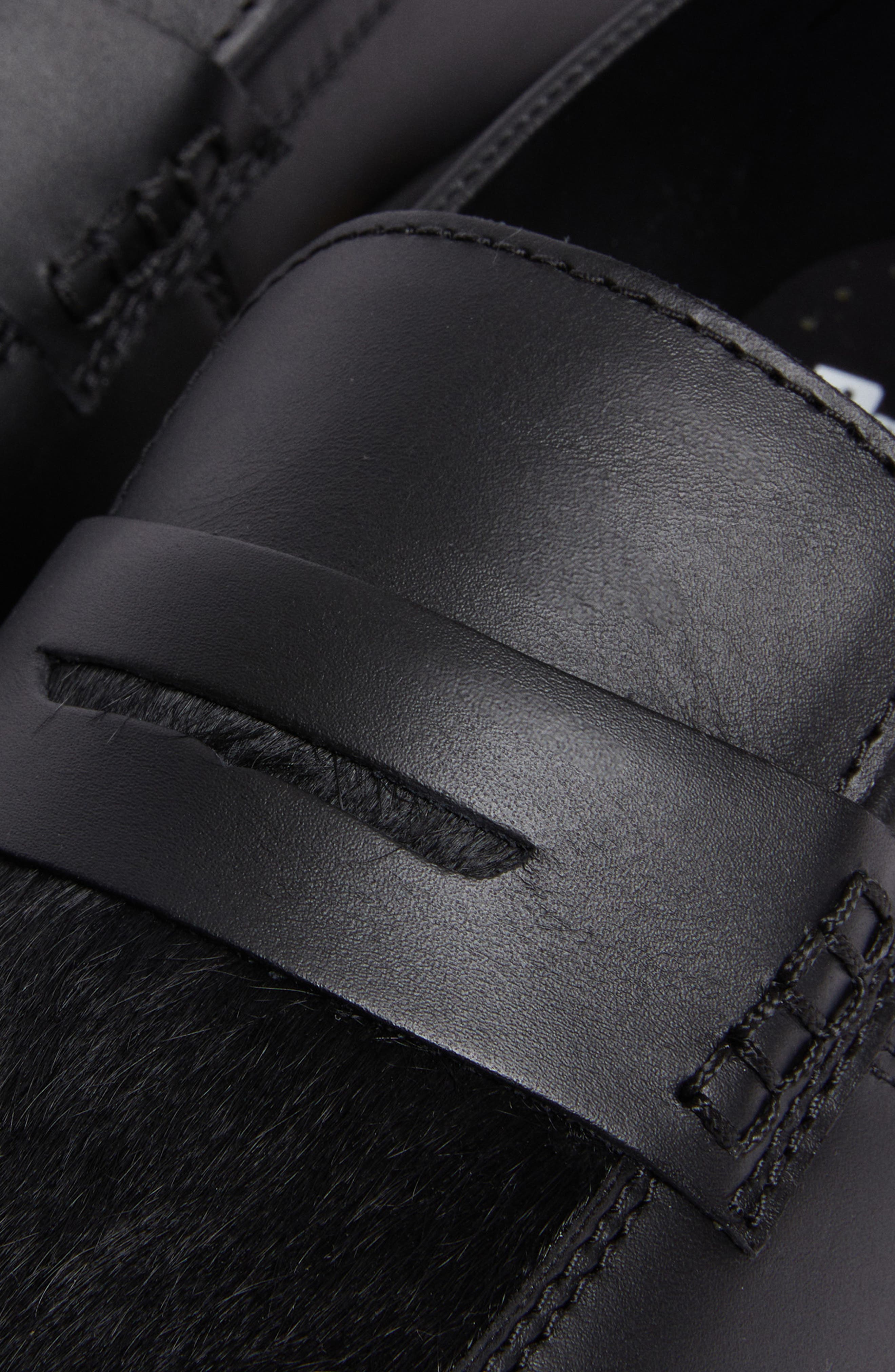 Dr. Martens Penton Genuine Calf Hair Penny Loafer, Alternate, color, 